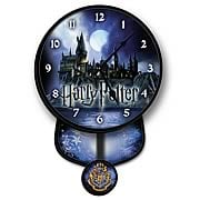 Harry Potter Hogwarts Wooden Pendulum Clock